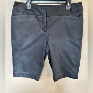 Worthington Modern Fit Black Bermuda Shorts